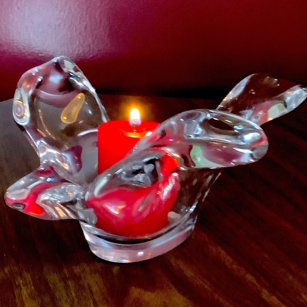 Vintage Princess House lead crystal bird